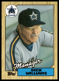 Dick Williams #418 Collector's Edition (Tiffany) 1987 Topps Seattle Mariners
