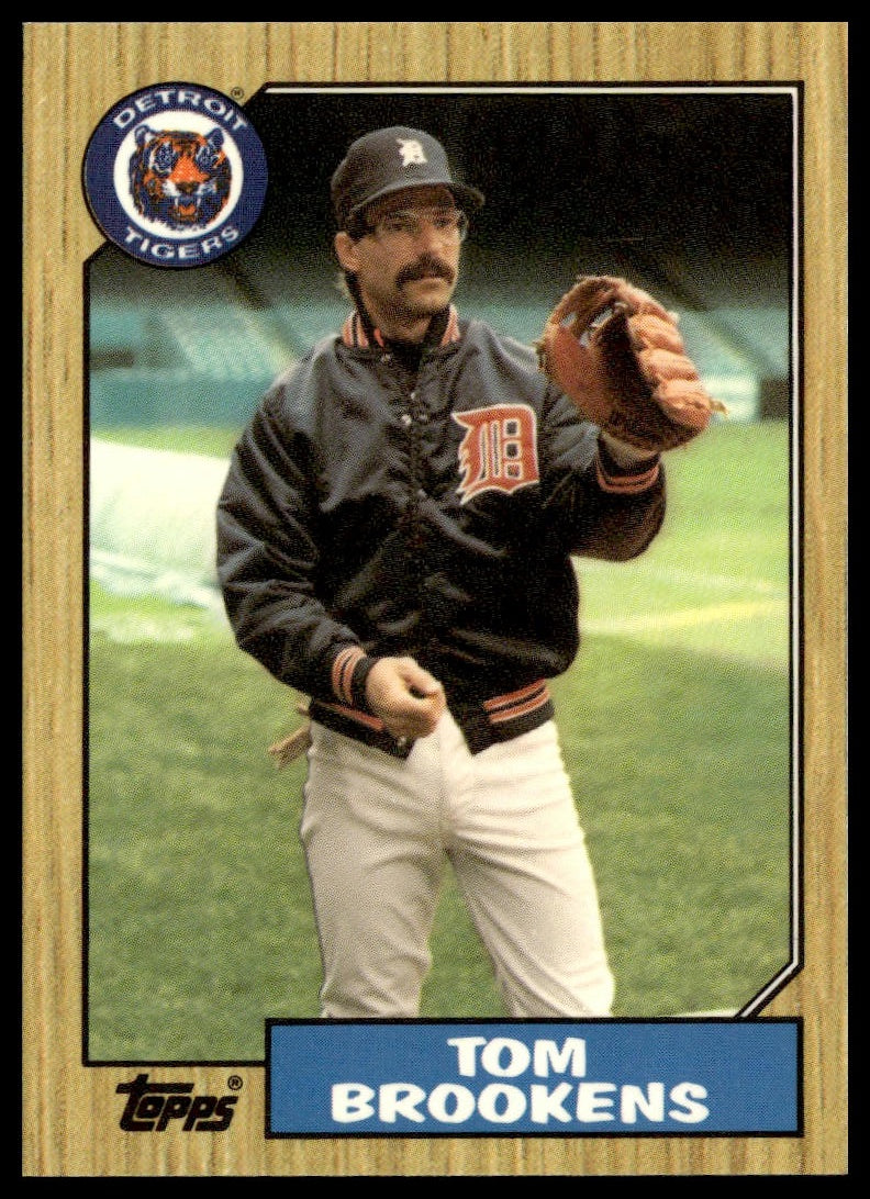 Tom Brookens #713 Collector's Edition (Tiffany) 1987 Topps Detroit Tigers