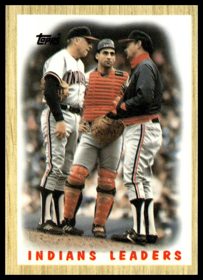 Indians Leaders #11 Collector's Edition (Tiffany) 1987 Topps Cleveland Indians