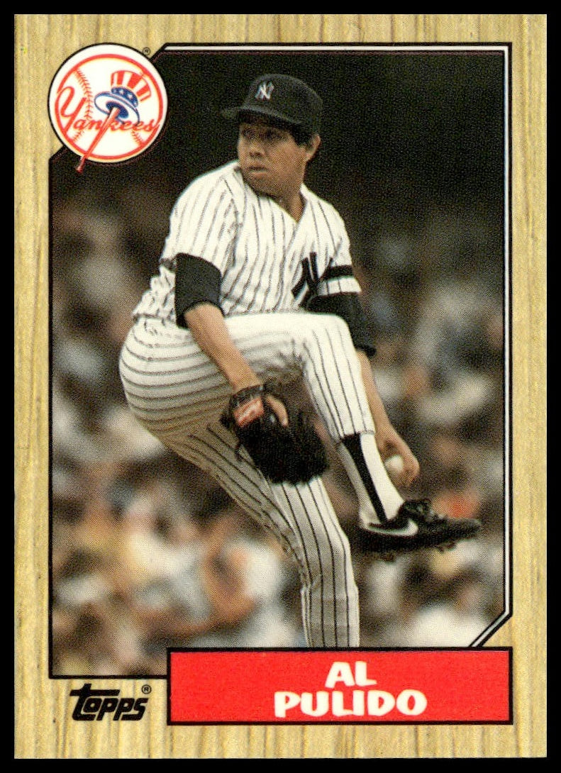 Al Pulido #642 Collector's Edition (Tiffany) 1987 Topps New York Yankees