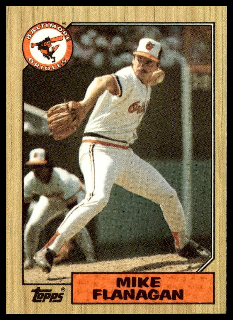Mike Flanagan #748 Collector's Edition (Tiffany) 1987 Topps Baltimore Orioles