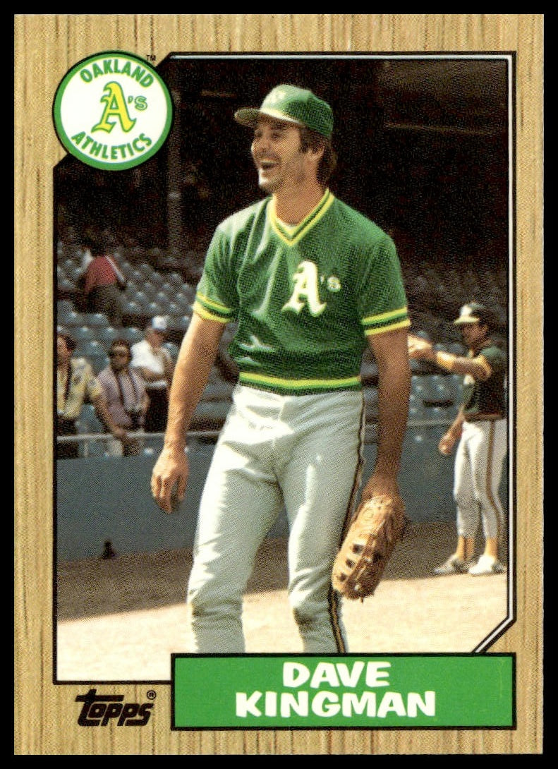 Dave Kingman #709 Collector's Edition (Tiffany) 1987 Topps Oakland Athletics
