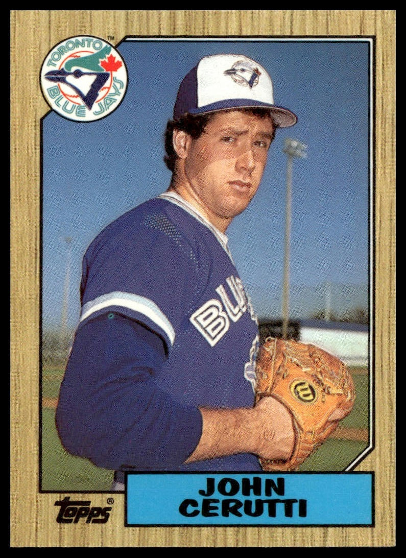 John Cerutti #557 Collector's Edition (Tiffany) 1987 Topps Toronto Blue Jays RC