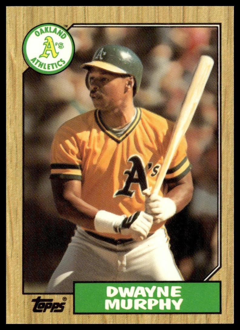 Dwayne Murphy #743 Collector's Edition (Tiffany) 1987 Topps Oakland Athletics