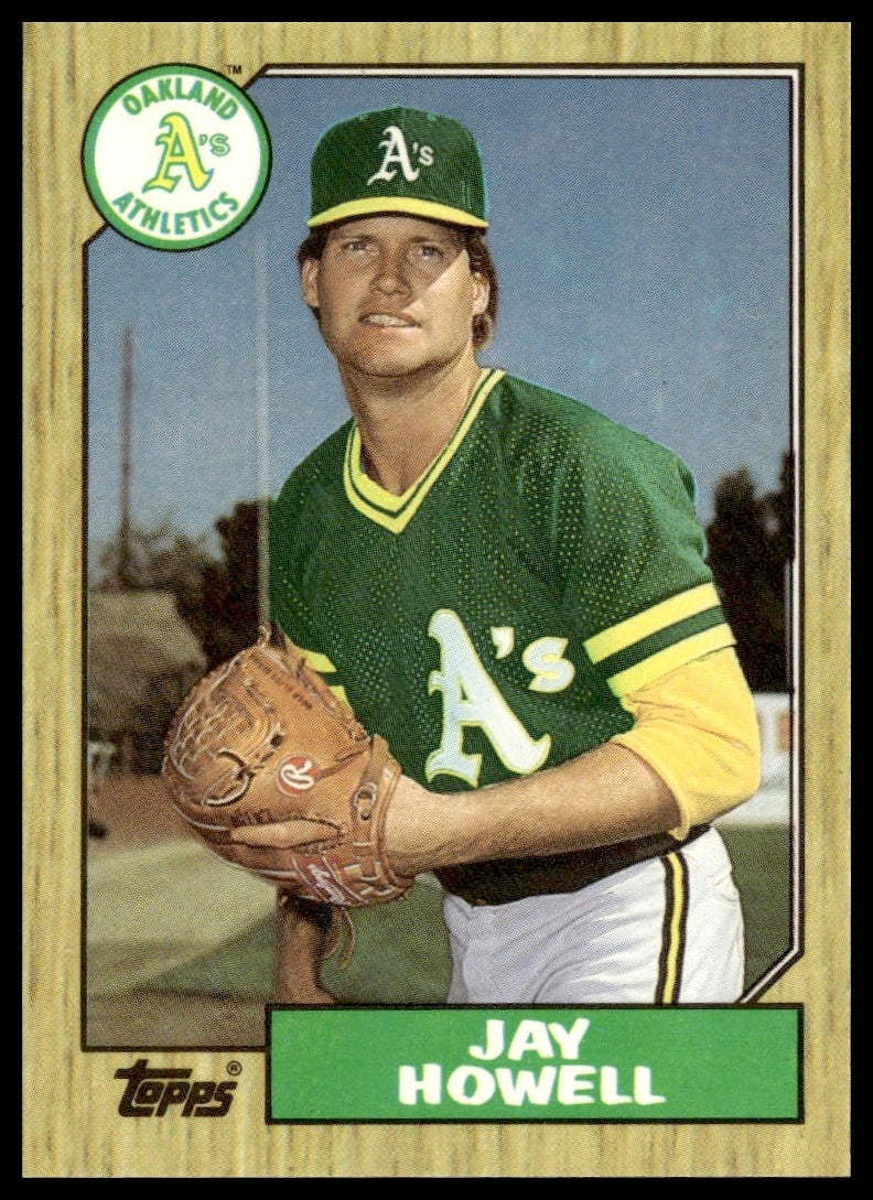 Jay Howell #391 Collector's Edition (Tiffany) 1987 Topps Oakland Athletics