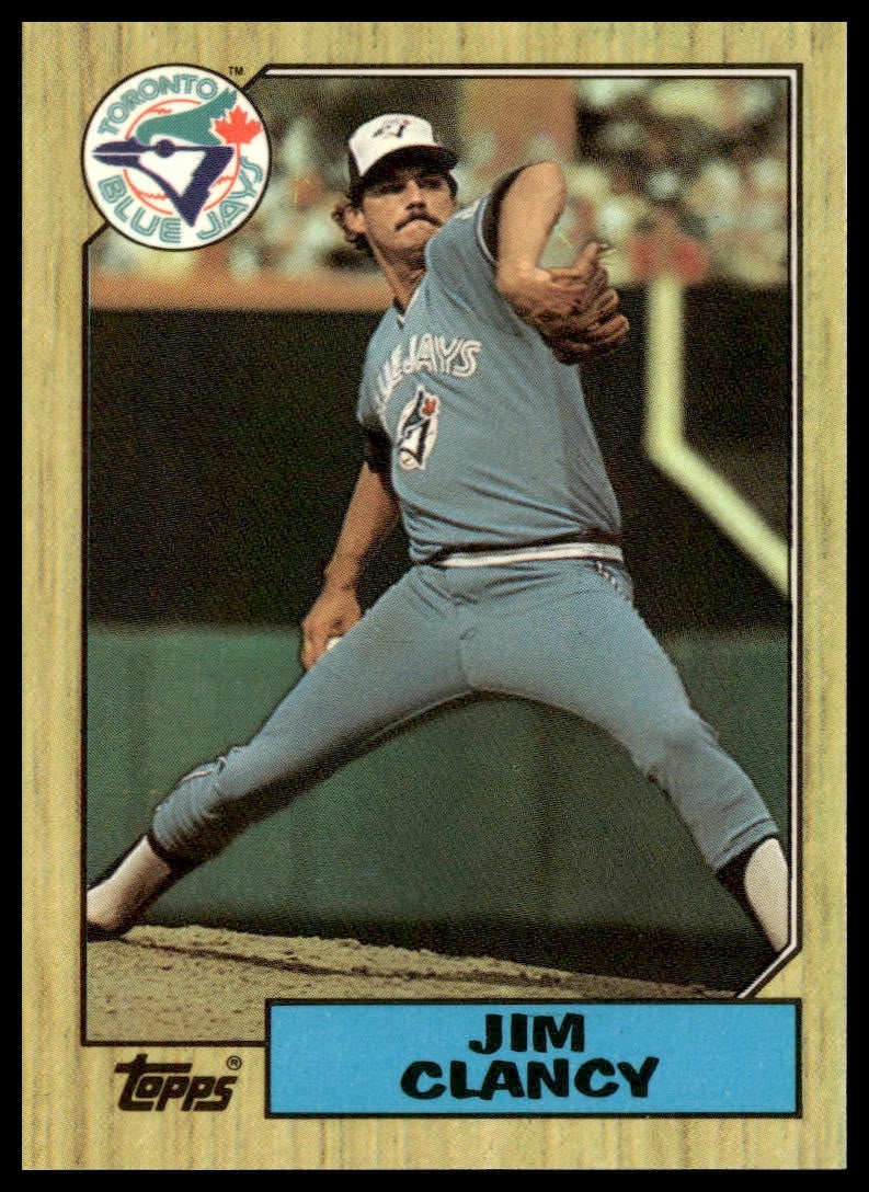 Jim Clancy #122 Collector's Edition (Tiffany) 1987 Topps Toronto Blue Jays
