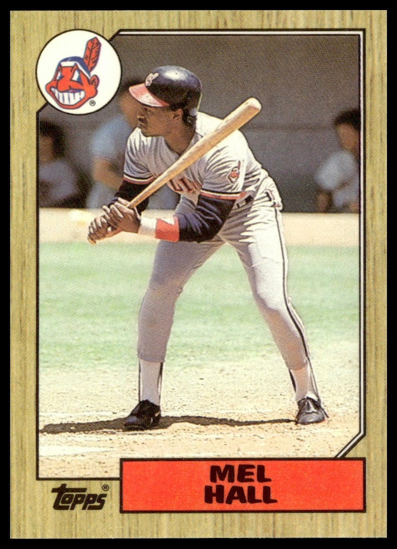 Mel Hall #51 Collector's Edition (Tiffany) 1987 Topps Cleveland Indians