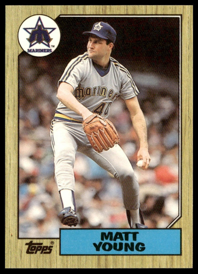 Matt Young #19 Collector's Edition (Tiffany) 1987 Topps Seattle Mariners