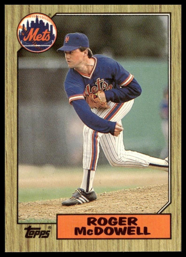 Roger McDowell #185 Collector's Edition (Tiffany) 1987 Topps New York Mets