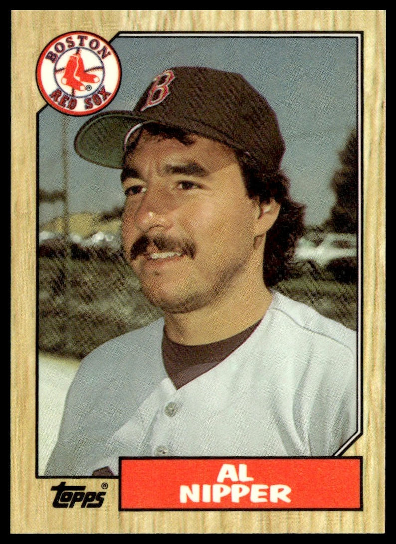 Al Nipper #617 Collector's Edition (Tiffany) 1987 Topps Boston Red Sox