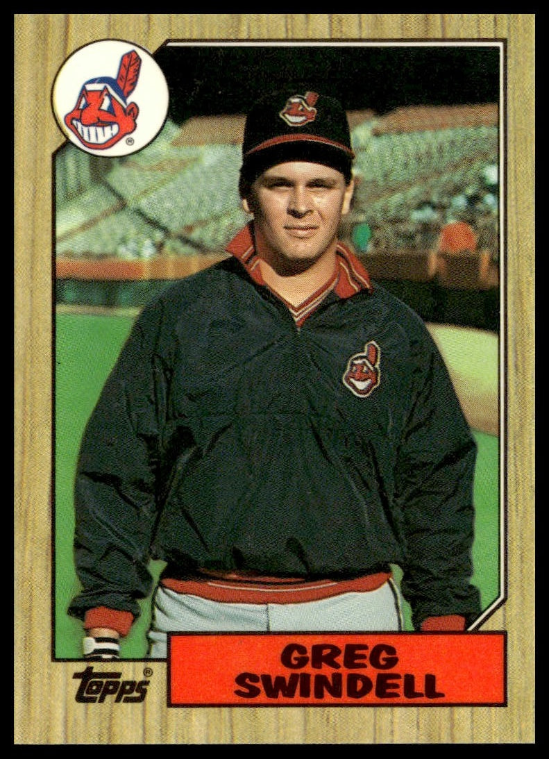 Greg Swindell #319 Collector's Edition (Tiffany) 1987 Topps Cleveland Indians RC