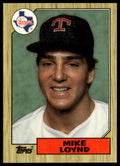 Mike Loynd #126 Collector's Edition (Tiffany) 1987 Topps Texas Rangers RC