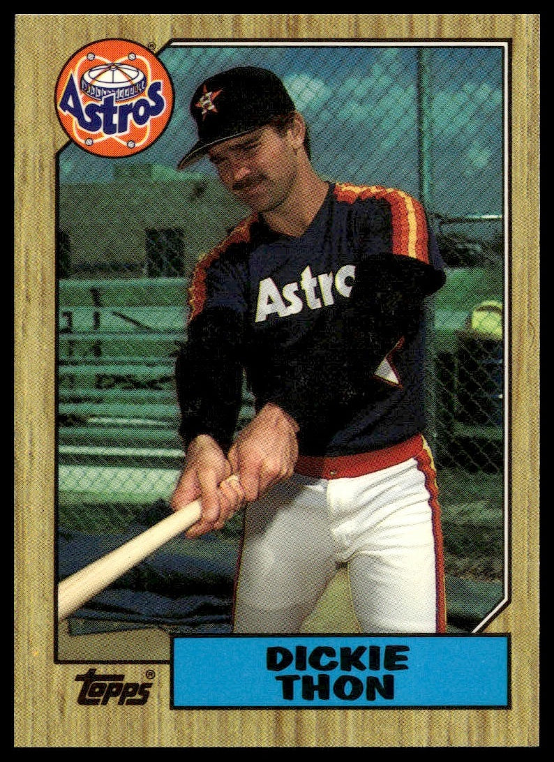 Dickie Thon #386 Collector's Edition (Tiffany) 1987 Topps Houston Astros