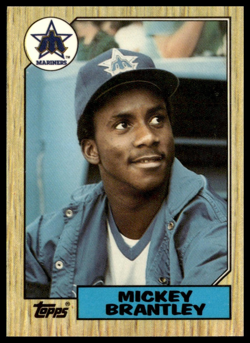 Mickey Brantley #347 Collector's Edition (Tiffany) 1987 Topps Seattle Mariners