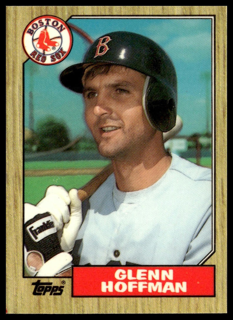 Glenn Hoffman #374 Collector's Edition (Tiffany) 1987 Topps Boston Red Sox