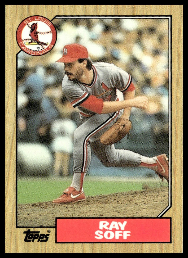 Ray Soff #671 Collector's Edition (Tiffany) 1987 Topps St. Louis Cardinals
