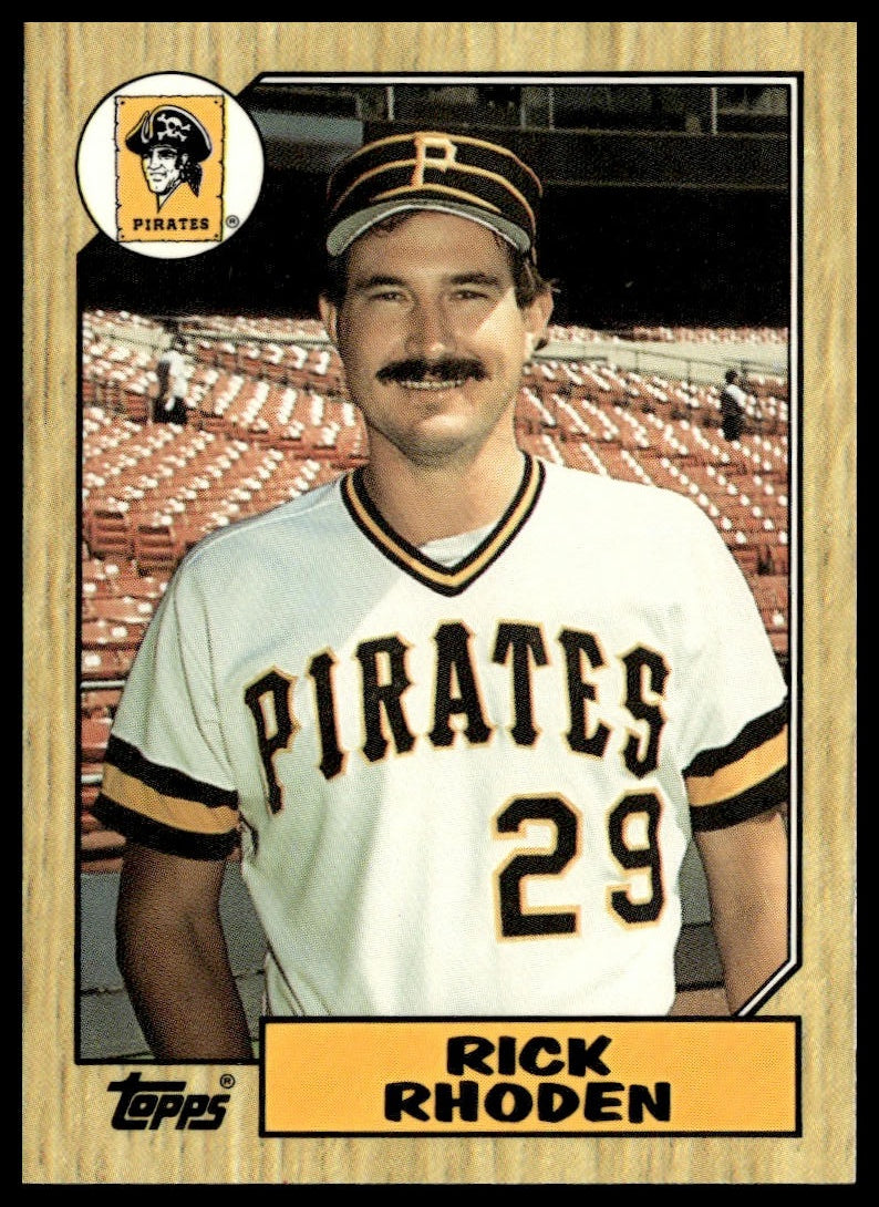 Rick Rhoden #365 Collector's Edition (Tiffany) 1987 Topps Pittsburgh Pirates