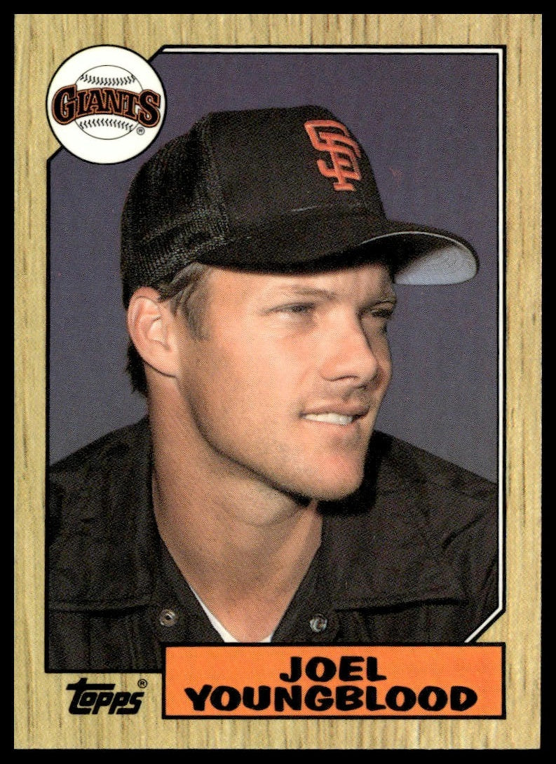 Joel Youngblood #759 Collector's Edition (Tiffany) 1987 Topps Giants