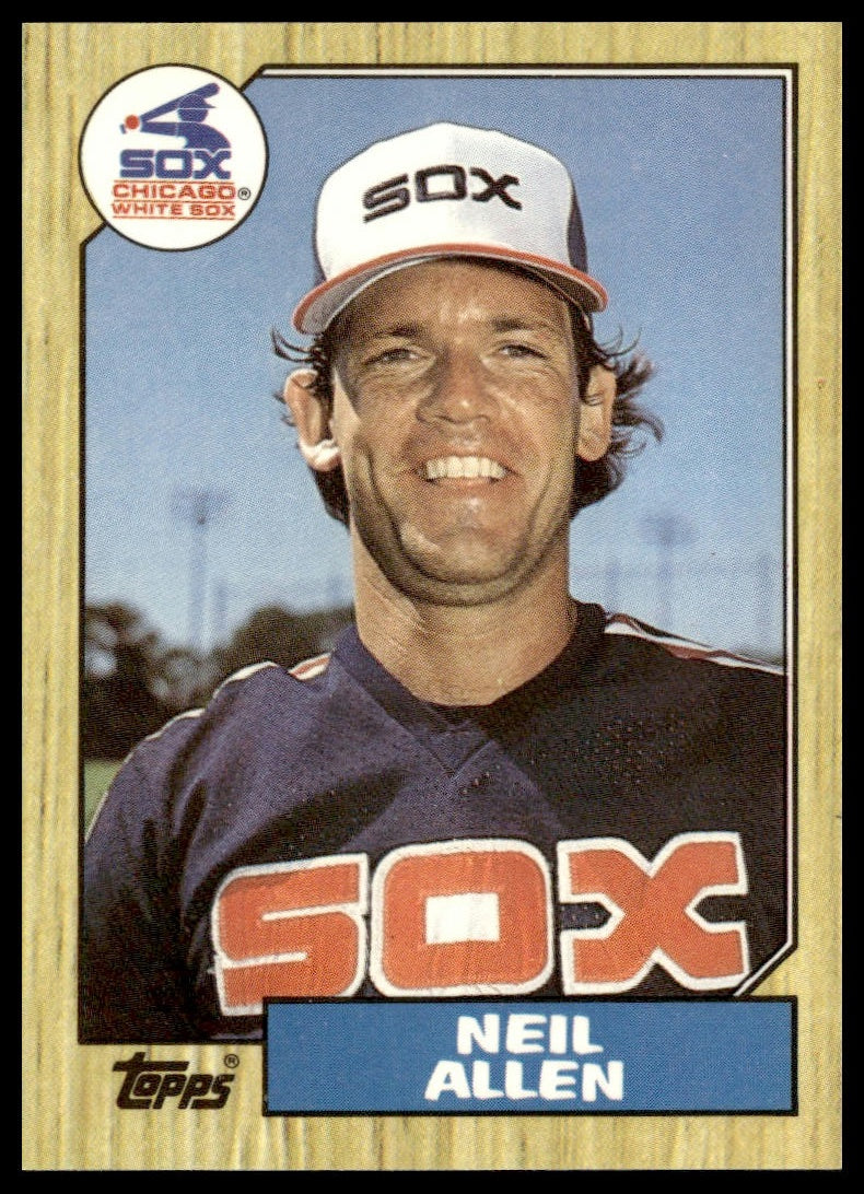 Neil Allen #113 Collector's Edition (Tiffany) 1987 Topps Chicago White Sox