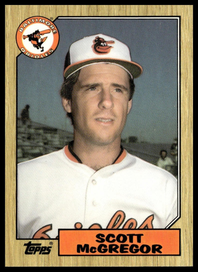 Scott McGregor #708 Collector's Edition (Tiffany) 1987 Topps Baltimore Orioles