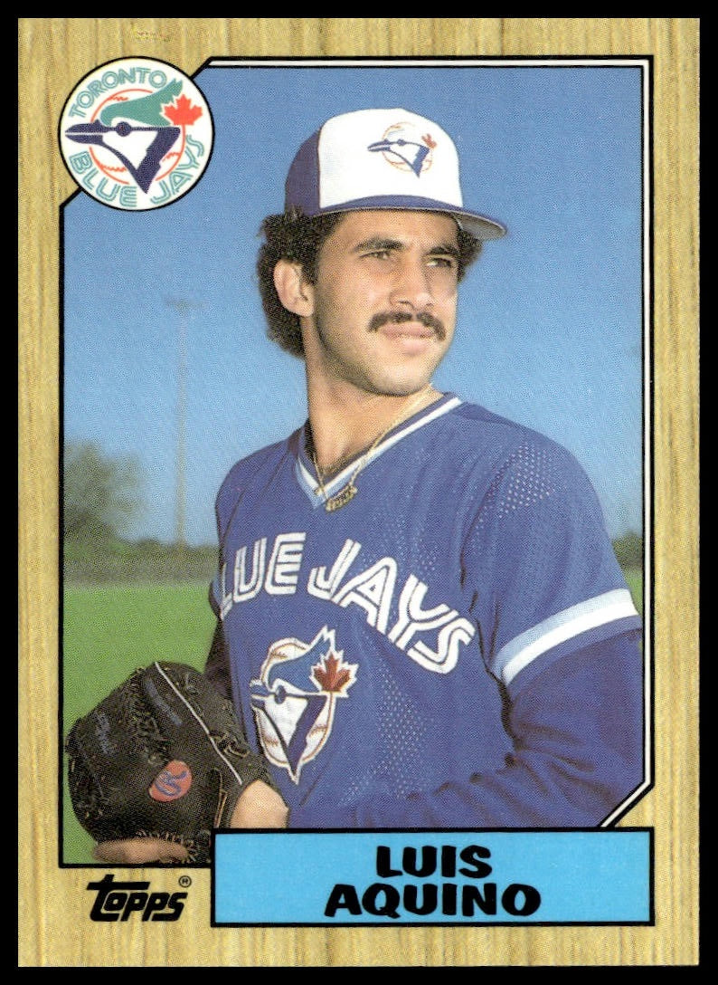 Luis Aquino #301 Collector's Edition (Tiffany) 1987 Topps Toronto Blue Jays RC