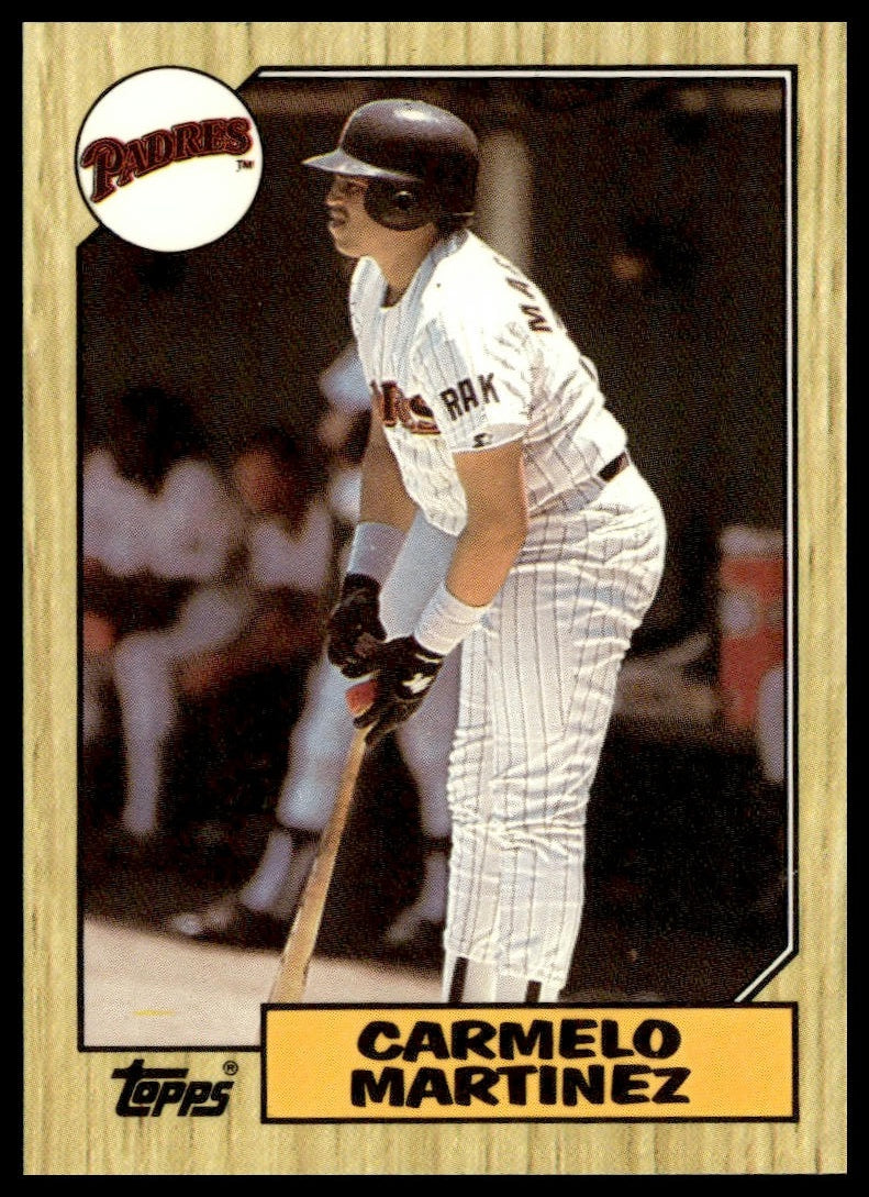 Carmelo Martinez #348 Collector's Edition (Tiffany) 1987 Topps San Diego Padres