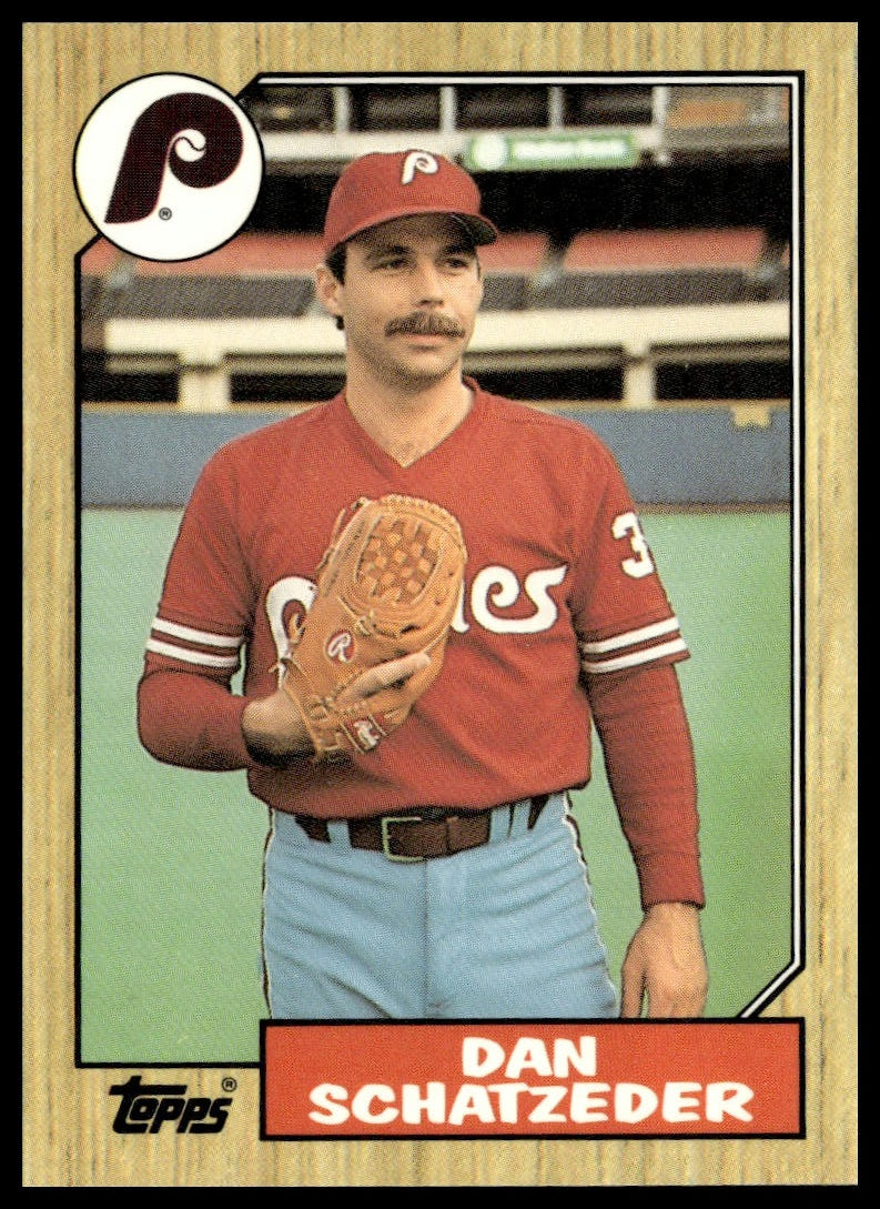Dan Schatzeder #789 Collector's Edition (Tiffany) 1987 Topps Phillies