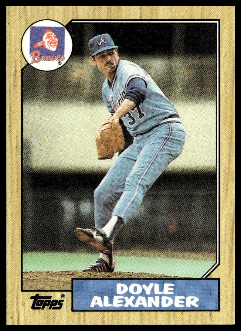 Doyle Alexander #686 Collector's Edition (Tiffany) 1987 Topps Atlanta Braves