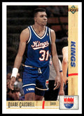 Duane Causwell #358 1991-92 Upper Deck Sacramento Kings RC