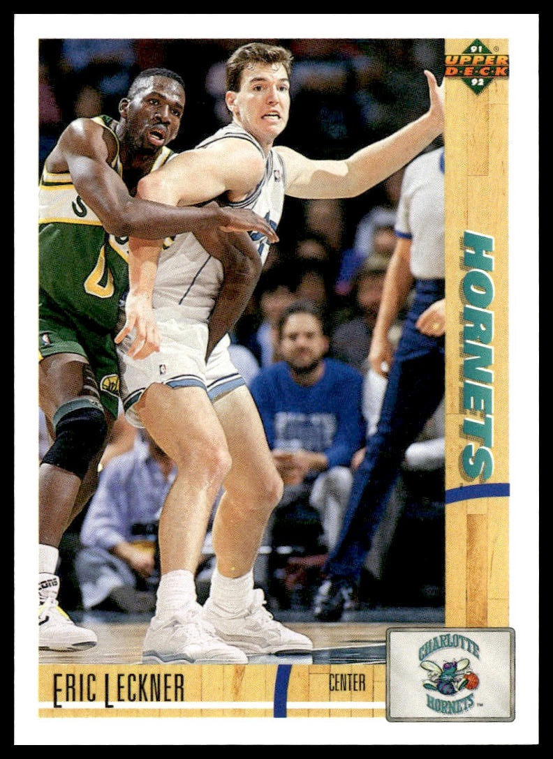 Eric Leckner #204 1991-92 Upper Deck Charlotte Hornets