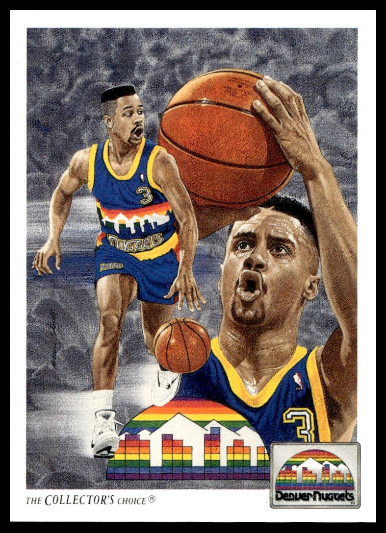 Chris Jackson #89 1991-92 Upper Deck Denver Nuggets