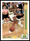 Sedale Threatt #110 1991-92 Upper Deck Seattle SuperSonics