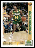 Michael Cage #127 1991-92 Upper Deck Seattle SuperSonics