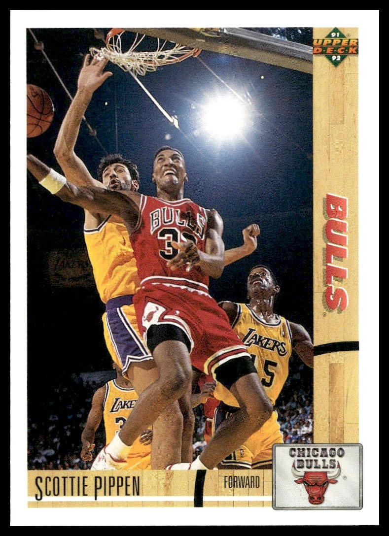 Scottie Pippen #125 1991-92 Upper Deck Chicago Bulls