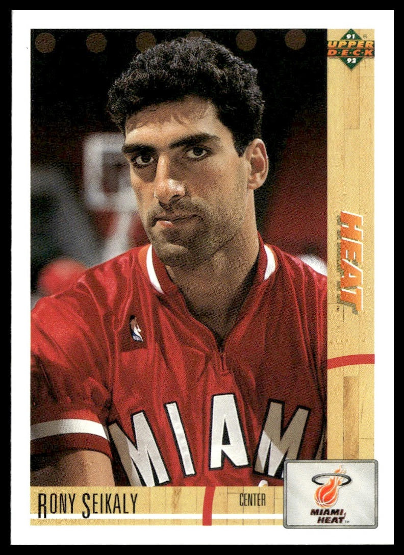 Rony Seikaly #145 1991-92 Upper Deck Miami Heat