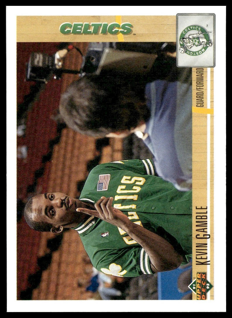 Kevin Gamble #170 1991-92 Upper Deck Boston Celtics