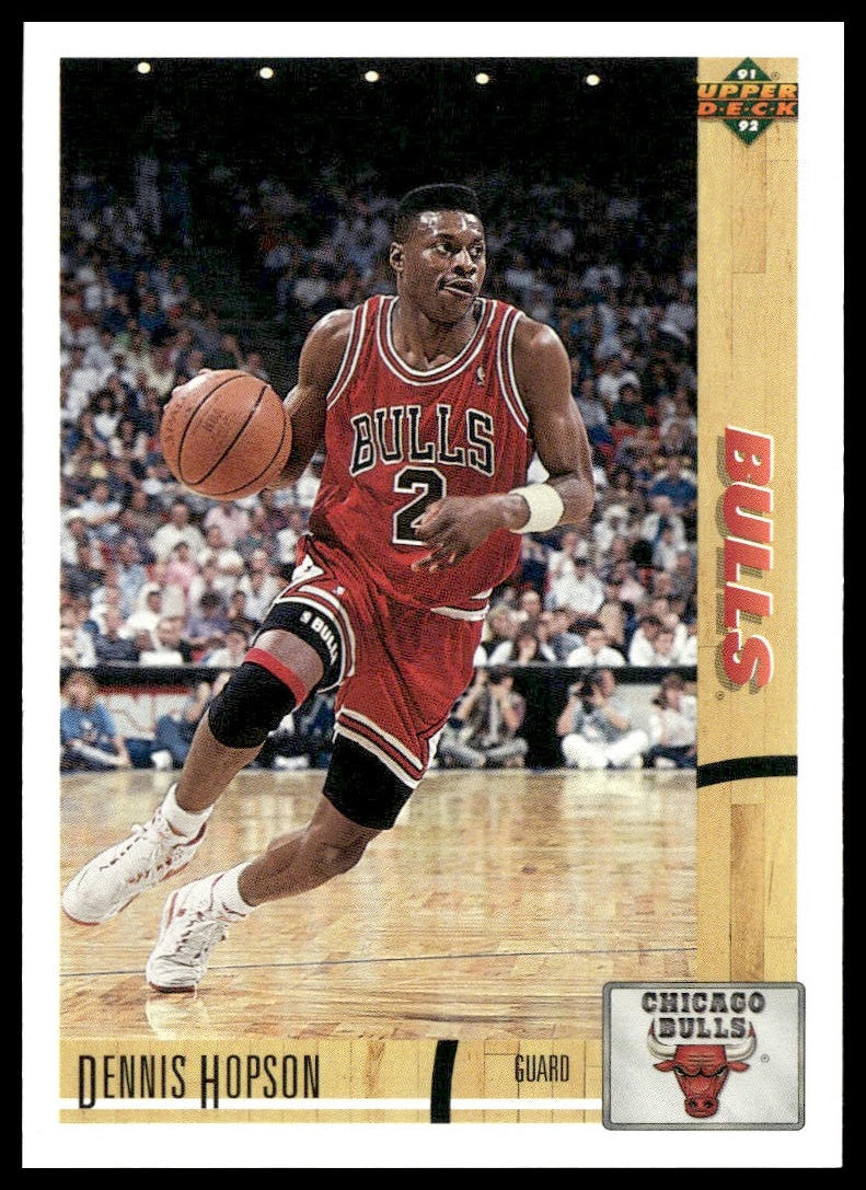 Dennis Hopson #169 1991-92 Upper Deck Chicago Bulls