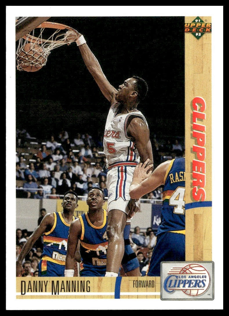 Danny Manning #164 1991-92 Upper Deck Los Angeles Clippers