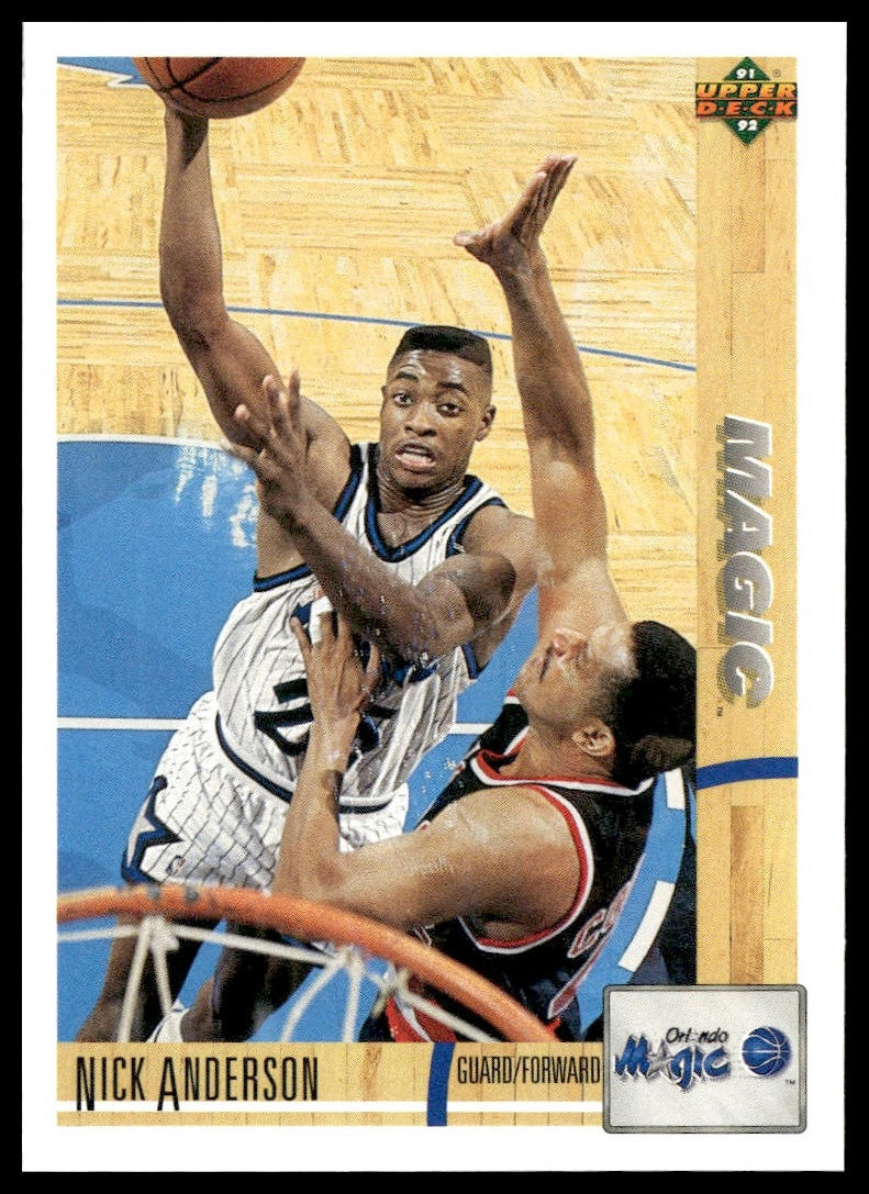 Nick Anderson #228 1991-92 Upper Deck Orlando Magic