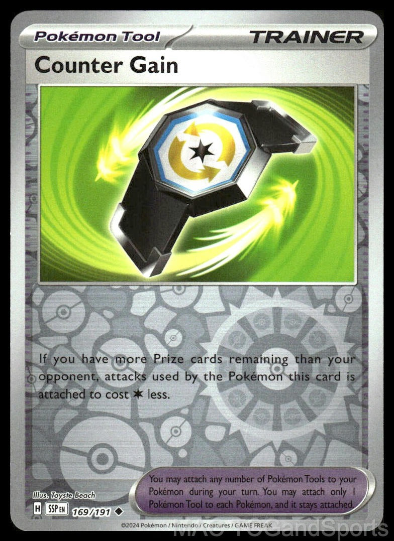 Counter Gain 169/191 Reverse Holo