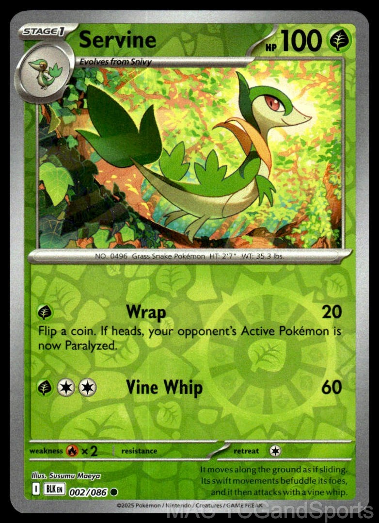Servine 002/086 Reverse Holo