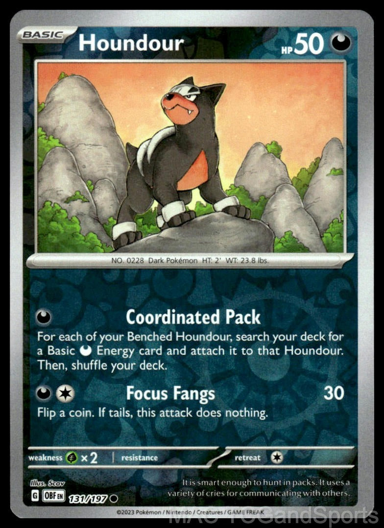 Houndour 131/197 Reverse Holo