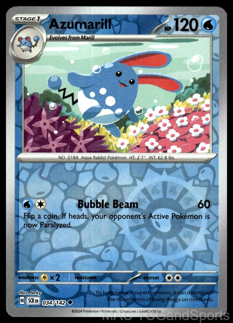 Azumarill 034/142 Reverse Holo