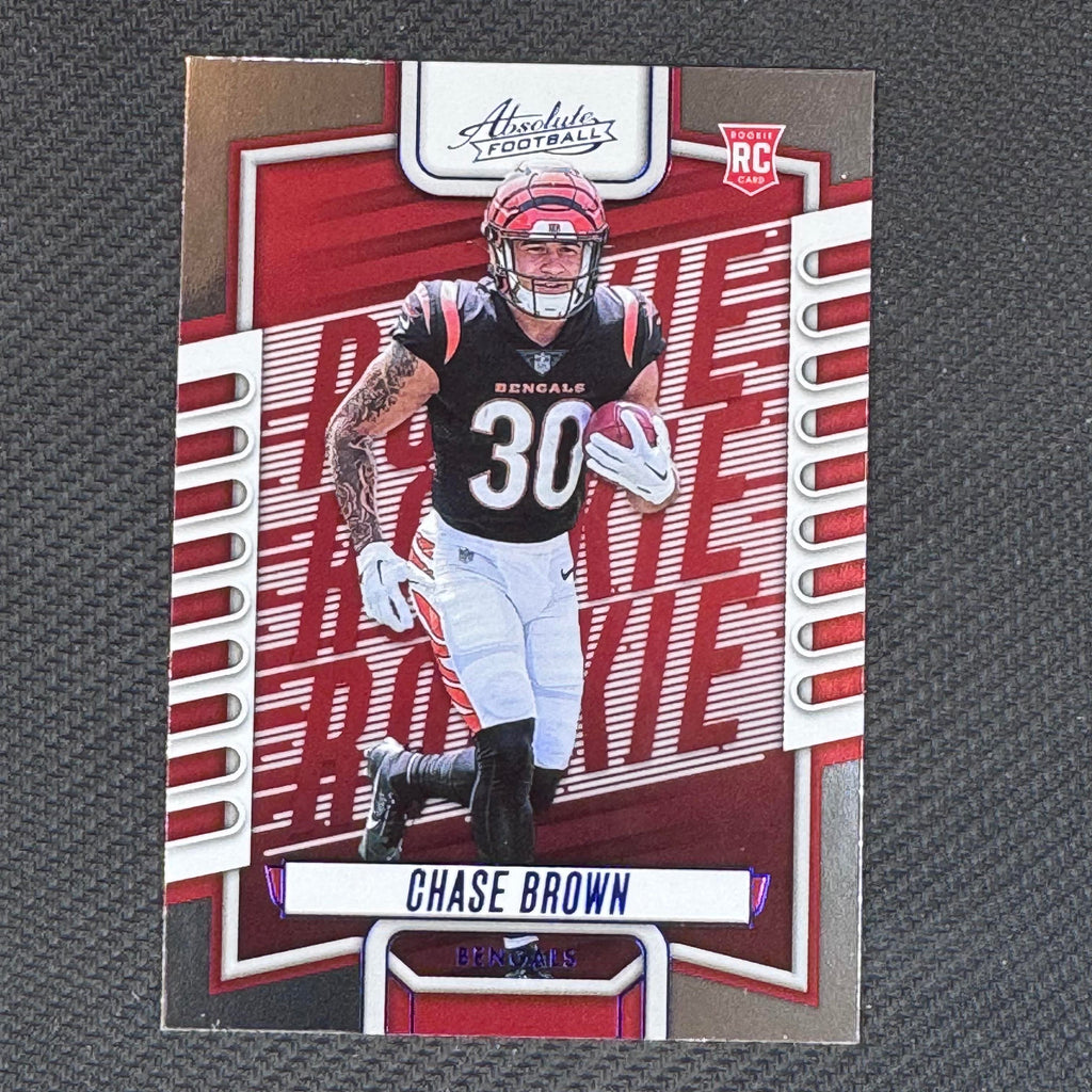 Chase Brown #142 Retail 2023 Panini Absolute Cincinnati Bengals RC