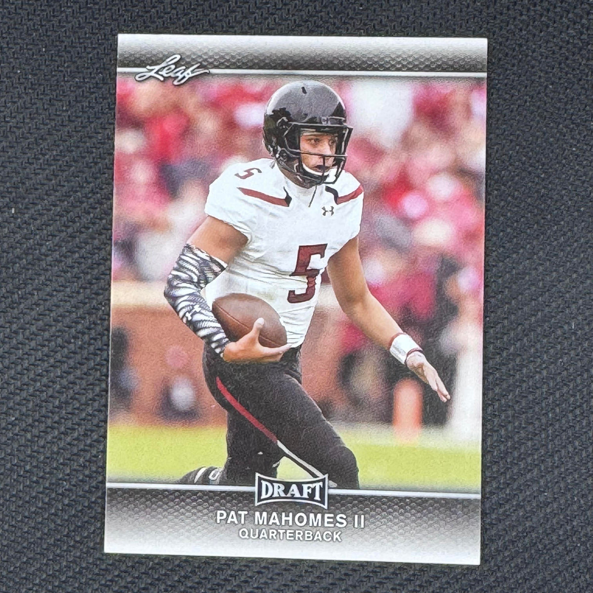 Pat Mahomes II #56 2017 Leaf Draft Texas Tech Red Raiders