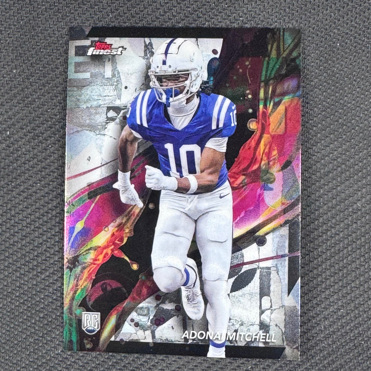 Adonai Mitchell #85 2024 Finest Indianapolis Colts RC