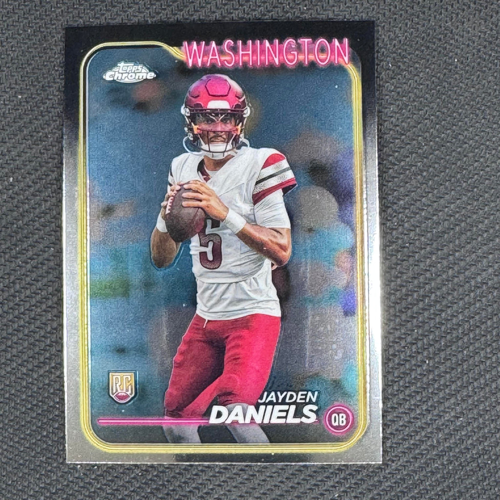 Jayden Daniels #201 2024 Topps Chrome Washington Commanders RC