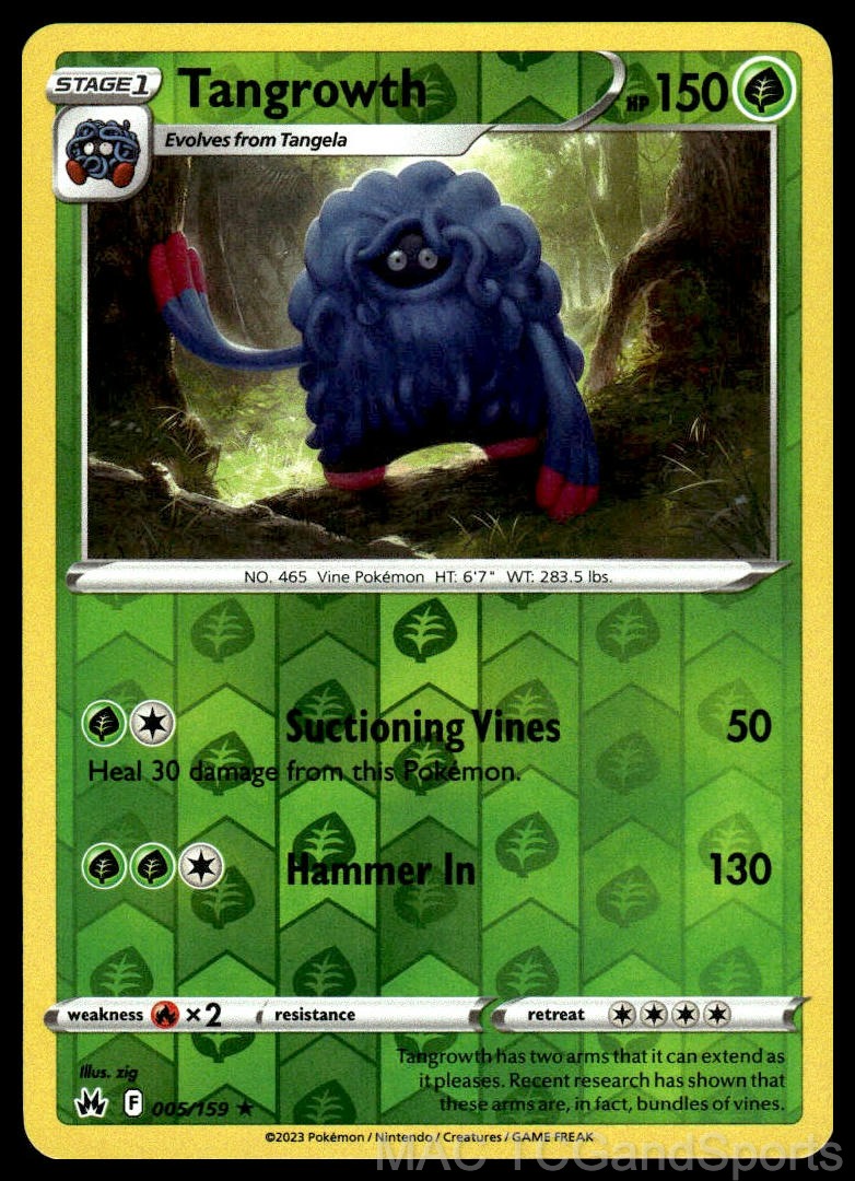 Tangrowth 005/159 Reverse Holo