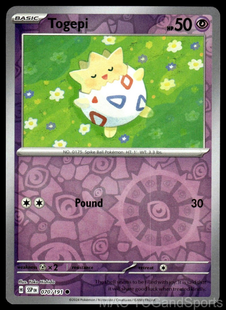 Togepi 070/191 Reverse Holo