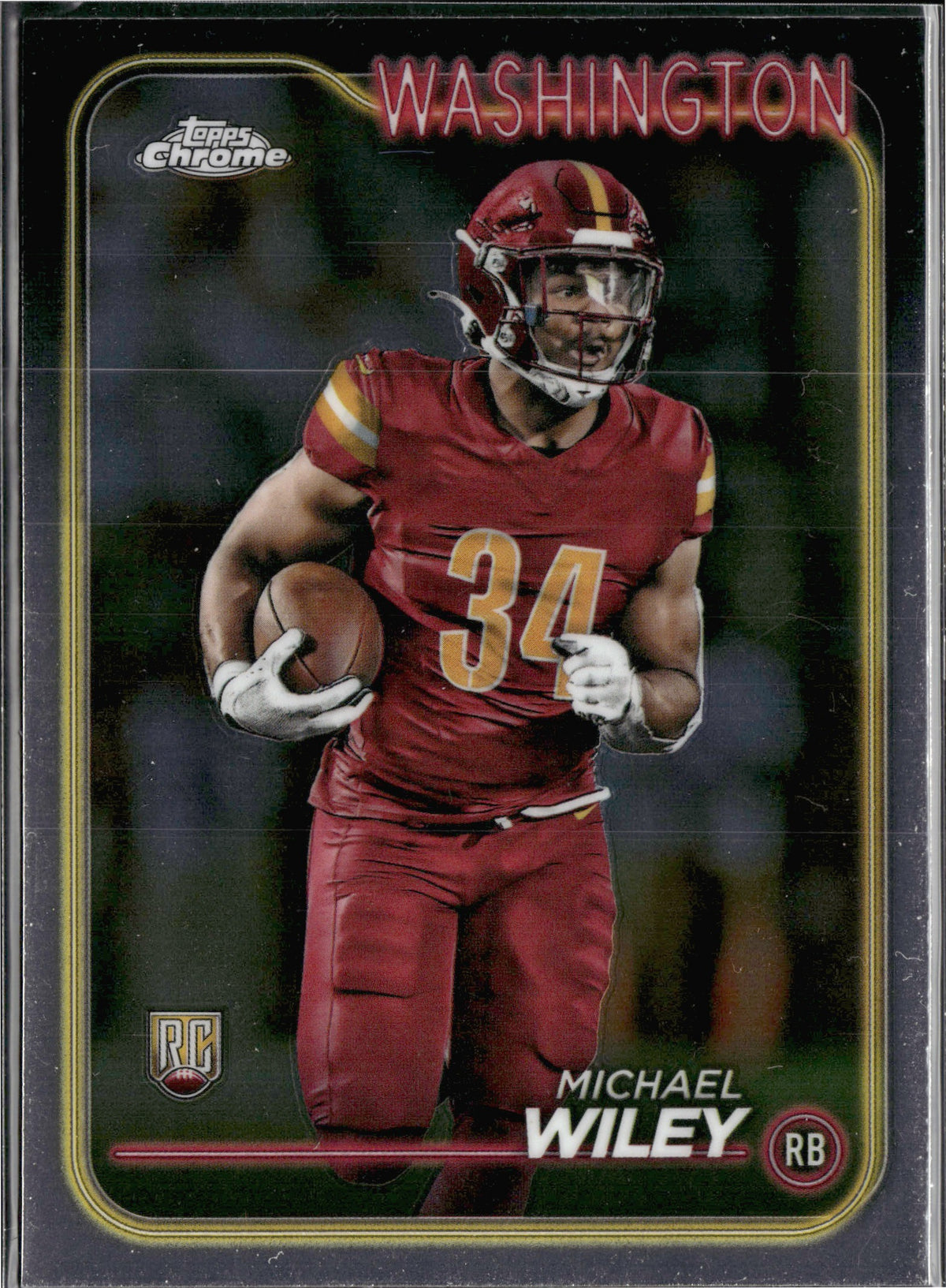 Michael Wiley #300 2024 Topps Chrome Washington Commanders RC